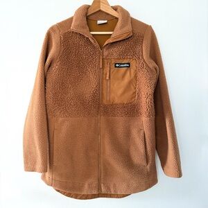 Columbia Tan Sherpa Fleece Jacket